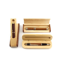 Wood Pen Case And Stand Eco Friendly Safety Gift Craft Office School Supplies Handicraft Wood Pen Holder - Product Image 1