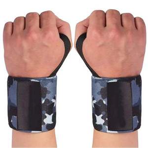 Keep your grip steady with Weight Lifting Wrist <b>Wraps</b> designed for reliable wrist hold in demanding weight room routines - Product Image 3