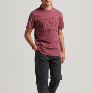 Camiseta de Manga Corta Extra Grande para Hombre, 100% Algodón, con Logotipo Personalizado Bordado en la Parte Delantera/Trasera, Transpirable y Ecológica - Product Image 2