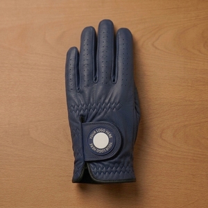 Gant de golf OEM en cuir Cabretta de qualité supérieure pour gaucher, avec logo personnalisé, marqueur de balle magnétique, respirant, adhérence douce, anti-UV, fermeture auto-agrippante - Product Image 2