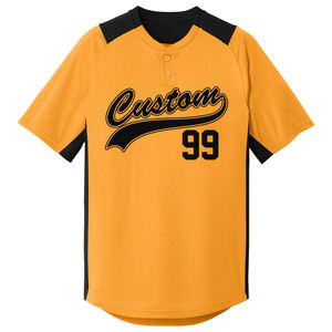 Uniformes Deportivos de Béisbol y Sóftbol Sublimados, Bordados e Impresos al por Mayor, Camisetas de Béisbol para Hombre con Dos Botones - Product Image 2