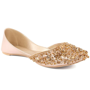 Oferta Especial: Zapatos Jutti Khussa Punjabi Personalizados para Boda, Zapatos Jutti Khussa para Mujer, Zapatos Indios, Calzado Elegante para Bodas de Verano - Product Image 6