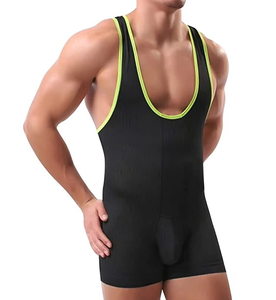 Nouveaux justaucorps de lutte personnalisés pour hommes, extensibles, respirants, séchage rapide, durables, légers, impression par sublimation - Product Image 4