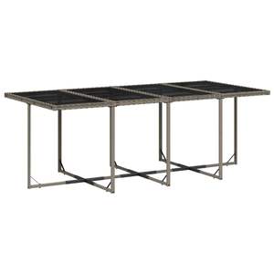 Juego de 12 Sillas de Comedor para Patio, Gris y Negro, Conjuntos para Jardín - Product Image 3
