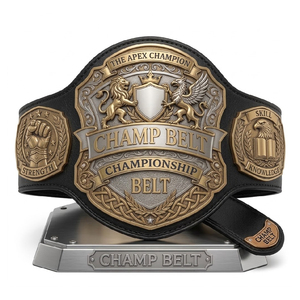Ceintures de championnat personnalisées OEM ODM de haute qualité, prix d'usine, design personnalisé premium, fabricant d'ensembles de récompenses durables - Product Image 1