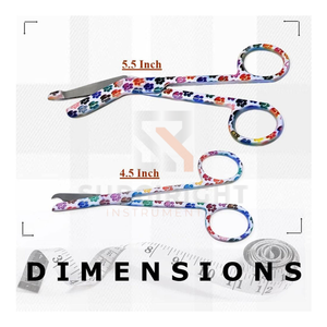 2 Tijeras de Enfermería de 5.5 Pulgadas para Suturas y 4.5 Pulgadas de Acero Inoxidable para Uso Médico de Blush Surgical - Product Image 1