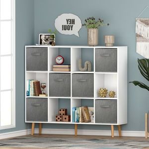 Libreria Bianca dal Design Elegante per Casa, Ufficio o Biblioteca - Product Image 2