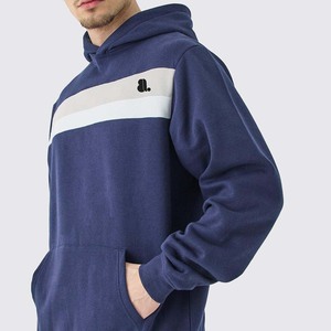 Nuevo Conjunto Deportivo de Invierno para Hombre, Grueso, Estampado, con Bloques de Color, Cuello Redondo, Transpirable, de Secado Rápido, 2 en 1, 100% Algodón, con Logotipo Frontal - Product Image 1