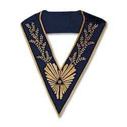 Faja Masónica de Seda del Rito Escocés de Grado 32 con Borde de Cuello Grabado, Regalia Étnica para Ceremonia - Product Image 6