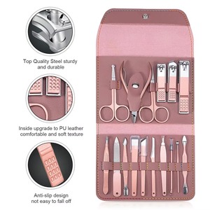 Surgical Grade Steel Manicure Kit Professional <b>Pedicure</b> <b>Set</b> High Hardness Nail Clippers Scissors Heavy Duty Grooming Tools - Product Image 5