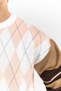 Logo et couleur personnalisés, design personnalisé, nouveau pull décontracté pour homme en laine/acrylique respirant pour le ski, automne/hiver - Product Image 6
