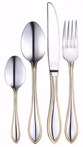 Ensemble de couverts en acier inoxydable - Qualité supérieure, matériaux écologiques et durables, design élégant pour les fêtes, personnalisable - Product Image 2