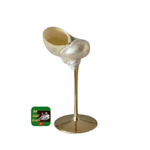 Conch seashell wine cocktail <b>glass</b> Vietnam factory for formal dinner party settings and luxury event table decoration supplies - Product Image 3