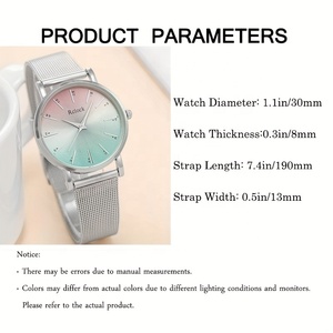 Ensemble de montres pour femmes NW1470, montre à quartz décorative, montre analogique décontractée - Product Image 4