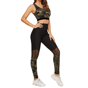 Ensembles de yoga et de sport pour femmes en gros : leggings et hauts de sport à manches longues de haute qualité - Product Image 5