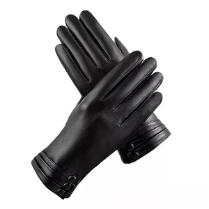 Guantes de Cuero Genuino para Conducir en Invierno, Estilo 2025, para Hombre y Mujer, Moda, Seguridad, Trabajo - Product Image 3
