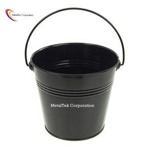 Custom Pink <b>Mini</b> Metal Pail Durable Rust-Resistant Iron Bucket Garden Planter Pot for Wedding Decor Garden & <b>Storage</b> Planters - Product Image 6