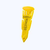 Sceaux de verrouillage pour fûts en plastique HD JHAS 50x17mm DS-PP2 pour fûts en carton avec loquet à levier de serrage