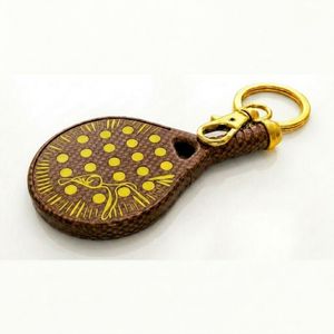 Llavero Promocional de Goma Resistente con Forma de Raqueta de Tenis, Logotipo Personalizado en Relieve, Impresión de Alta Calidad, Llavero de Raqueta de Pádel, Tamaño Personalizado - Product Image 1