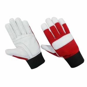 Guantes de Trabajo de Cuero de Cabra, Resistentes a la Abrasión, Protección para las Manos, Resistentes al Calor, para Construcción y Jardinería - Product Image 4