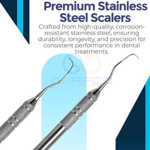 Détartreurs dentaires en acier inoxydable, instruments dentaires professionnels, détartreurs dentaires de haute qualité en vente en ligne - Product Image 3