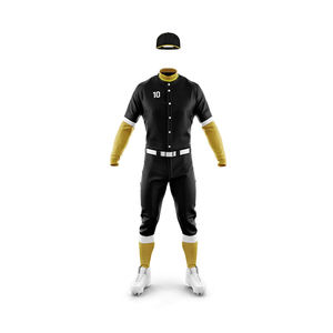 2026 Best Design Professional Custom Canvas Silk Baseball Uniform High Quality Lightweight Breathable Sports Wear Your Own - Product Image 4
