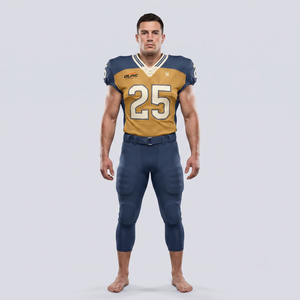ชุดยูนิฟอร์มอเมริกันฟุตบอลชายแบบกำหนดเอง ผ้าโพลีเอสเตอร์ตาข่าย รุ่น Heritage Gridiron สำหรับสวมใส่ในการแข่งขันทีม OEM - Product Image 1