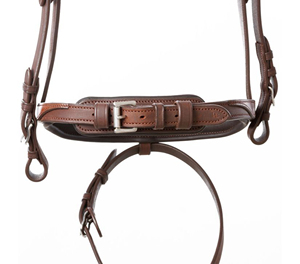Custom Logo Premium Breathable Oiled Leather Durable Sweat Absorbent Everness Bridle Crystals Browband Adjustable Horse Racing - Product Image 5