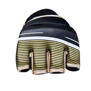 Gants de MMA en cuir personnalisés professionnels pour l'entraînement de Muay Thai, qualité supérieure, évacuation de l'humidité, couleurs et logo personnalisés - Product Image 3