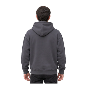 Sweat-shirt à capuche en molleton brossé, coton doux, streetwear, fabrication de vêtements sur mesure avec étiquette privée pour les marques de vêtements - Product Image 2