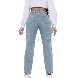 Pantalones Vaqueros para Mujer, Diseño Personalizado, Transpirables, Ecológicos, Diseño Único, Pantalones Vaqueros Más Vendidos al Por Mayor - Product Image 2
