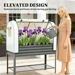 Serre da Giardino Rialzata Grigio Scuro - Product Image 2