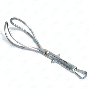Instrumentos y Equipos de Obstetricia y Ginecología, Pinzas Obstétricas Nagele de Acero Inoxidable Reutilizables de la Mejor Calidad, 36 cm - Product Image 1