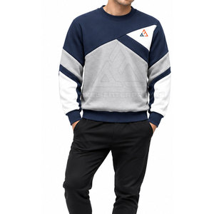 เสื้อสเวตเชิ้ตผู้ชายลำลอง คอกลม แขนยาว อุ่นสบาย ใส่ได้ทุกวัน สไตล์สตรีทแวร์ รับผลิตจำนวนมากจากโรงงาน - Product Image 4