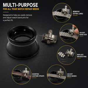Kit d'outils professionnels pour retirer les goupilles de montre, outil de réparation pour le retrait des maillons du bracelet de montre |   Ajustement en acier inoxydable India 2026 Pro. - Product Image 2