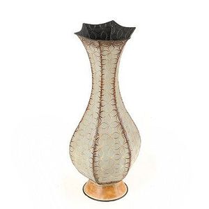 Decorative Flower <b>Vase</b> Made From High Quality Metal With Smooth Finish And Timeless Appeal - Product Image 2