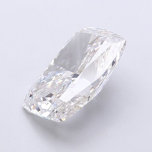 Pierre élégante de culture en laboratoire pour bijoux sur mesure, diamant CVD modifié taille coussin de 4,22 carats, couleur F, clarté VVS2, très bonne finition. - Product Image 3