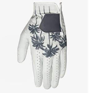 Guante de Golf con Logotipo Personalizado OEM ODM Deportivo Anti-UV Antideslizante Transpirable que Absorbe la Humedad Duradero Impreso para Mano Izquierda de Cuero Genuino - Product Image 1