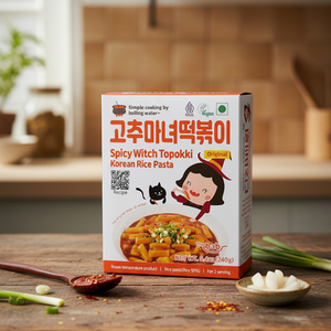 โกชูมันเยโอะ เท็ตบกกี ข้าวเกรียบกึ่งสำเร็จรูปและส่วนผสมอาหารขบเคี้ยวรสเผ็ดสไตล์เกาหลีแบบมืออาชีพ - Product Image 1