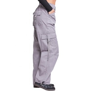 Pantalon droit pour femme, jean taille haute avec plusieurs poches, pantalon cargo pour femme, jean léger, pantalon parfait - Product Image 2