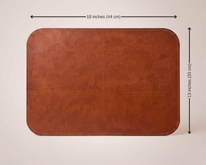 Waterproof Genuine Leather Table Mat Luxury Dining Placemats Wholesale Heat Resistant Custom Hotel Mats LPM-0004F - Product Image 4