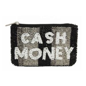 Porte-monnaie de luxe perlé à fermeture éclair, broderie artisanale, petite pochette créative pour pièces de monnaie, idéale pour clés, espèces et cartes - Vente chaude - Product Image 4