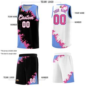 Uniforme de basket-ball à manches courtes de haute qualité à séchage rapide, impression par sublimation personnalisée, 100% polyester, vente en gros et personnalisable - Product Image 6