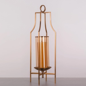 Support de bougie en or (l'âge d'or) – Support de bougie pilier préféré des clients pour une décoration intérieure élégante et une touche de style sur la table - Product Image 3