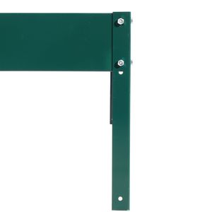 6.3 X 12.2 X 7 Polycarbonate Heavy Duty Outdoor Garden Greenhouse Kit with Aluminum Walk-in Rain Gutter & <b>Vent</b> <b>Door</b> - Product Image 4
