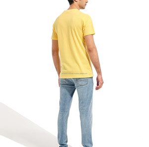 Custom Print T-shirt Mens Tee Shirt Thick Collar 100% Cotton T Shirts Heavyweight Plain Oversized Mock Neck <b>Tshirt</b> for Men - Product Image 2