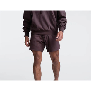 กางเกงขาสั้นลำลองผู้ชายผ้าฝ้ายผสมขนแกะแบบถัก ระบายอากาศ กันน้ำ ทรงจ็อกเกอร์ มีกระเป๋าข้าง ใส่สบาย เหมาะสำหรับวิ่งและใส่ลำลองในฤดูร้อน พร้อมโลโก้แบบกำหนดเอง - Product Image 5