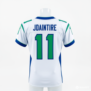 เสื้อฟุตบอลอเมริกันแบบใหม่ปี 2025 ปักลายหมายเลข 17 อดัมส์ 8 เวิร์ส 9 สแตฟฟอร์ด 12 นาควา ไซส์พลัส ผลิตจากโพลีเอสเตอร์ 100% สำหรับทุกเพศ - Product Image 2