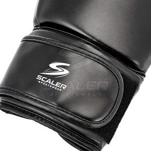 Guantes de Boxeo MMA de Cuero Impermeables de Nuevo Diseño para Entrenamiento de Artes Marciales, Cierre Ajustable con Gancho y Bucle, Antideslizantes, Absorben la Humedad - Product Image 4