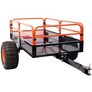 Carrello Ribaltabile Robusto con Capacità di Carico di 680 Kg per ATV, UTV, Tosaerba, Trattore, Giardino e Trasporto in Fattoria - Product Image 3